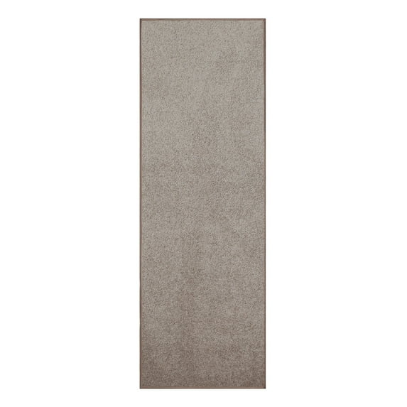 Furnish my Place Modern Plush Solid Color Rug - Beige, 3' x 12', Pet and Kids Friendly Rug. Made in USA, Runner, Area Rugs Great for Kids, Pets, Event, Wedding