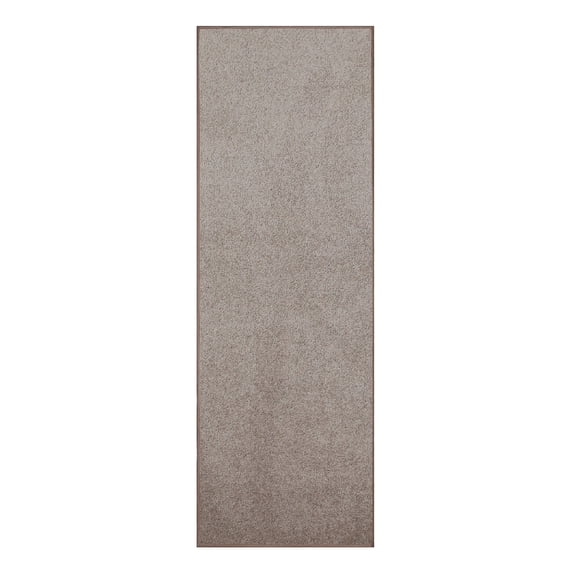 Furnish my Place Modern Plush Solid Color Rug - Beige, 6' x 14', Pet and Kids Friendly Rug. Made in USA, Runner, Area Rugs Great for Kids, Pets, Event, Wedding