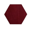 thumbnail image 1 of Furnish my Place Modern Plush Solid Color Rug - Burgundy, 7' Hexagon, Pet and Kids Friendly Rug. Made in USA, Hexagon, Area Rugs Great for Kids, Pets, Event, Wedding, 1 of 12