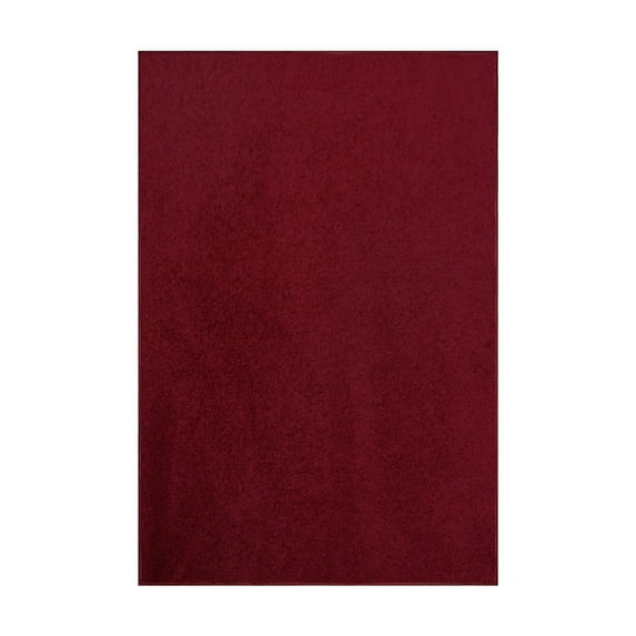 Furnish my Place Modern Plush Solid Color Rug - Burgundy, 9' x 12', Pet and Kids Friendly Rug. Made in USA, Rectangle, Area Rugs Great for Kids, Pets, Event, Wedding