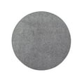thumbnail image 1 of Furnish my Place Modern Plush Solid Color Rug - Grey, 4' Round, Pet and Kids Friendly Rug. Made in USA, Round, Area Rugs Great for Kids, Pets, Event, Wedding, 1 of 12