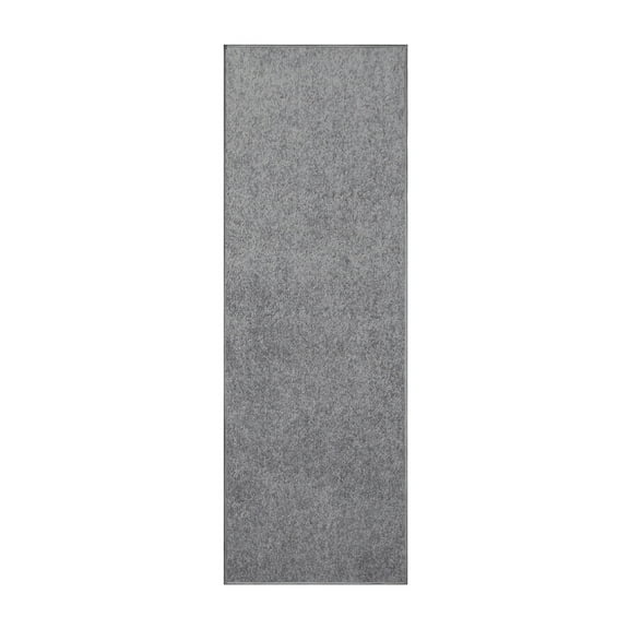 Furnish my Place Modern Plush Solid Color Rug - Grey, 4' x 34', Pet and Kids Friendly Rug. Made in USA, Runner, Area Rugs Great for Kids, Pets, Event, Wedding