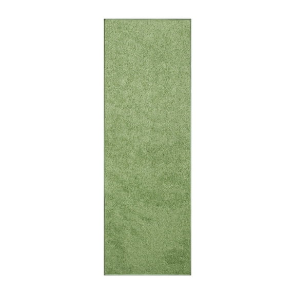 Furnish my Place Modern Plush Solid Color Rug - Lime Green, 3' x 16', Pet and Kids Friendly Rug. Made in USA, Runner, Area Rugs Great for Kids, Pets, Event, Wedding
