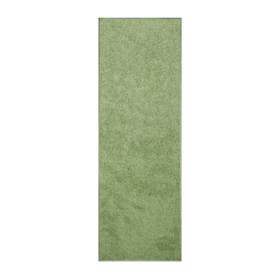 Furnish my Place Modern Plush Solid Color Rug - Lime Green, 3' x 36', Pet and Kids Friendly Rug. Made in USA, Runner, Area Rugs Great for Kids, Pets, Event, Wedding