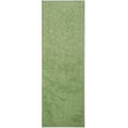 thumbnail image 1 of Furnish my Place Modern Plush Solid Color Rug - Lime Green, 4' x 44', Pet and Kids Friendly Rug. Made in USA, Runner, Area Rugs Great for Kids, Pets, Event, Wedding, 1 of 5