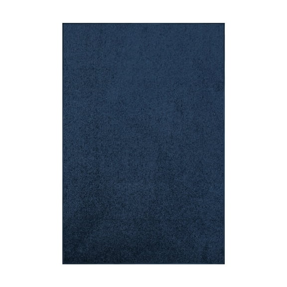 Furnish my Place Modern Plush Solid Color Rug - Navy, 2' x 3', Pet and Kids Friendly Rug. Made in USA, Rectangle, Area Rugs Great for Kids, Pets, Event, Wedding