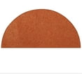 thumbnail image 1 of Furnish my Place Modern Plush Solid Color Rug - Orange, 22" x 44" Half Round, Pet and Kids Friendly Rug. Made in USA, Half Round, Area Rugs Great for Kids, Pets, Event, Wedding, 1 of 5