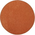 thumbnail image 1 of Furnish my Place Modern Plush Solid Color Rug - Orange, 3' Round, Pet and Kids Friendly Rug. Made in USA, Round, Area Rugs Great for Kids, Pets, Event, Wedding, 1 of 5