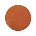 thumbnail image 1 of Furnish my Place Modern Plush Solid Color Rug - Orange, 4' Round, Pet and Kids Friendly Rug. Made in USA, Round, Area Rugs Great for Kids, Pets, Event, Wedding, 1 of 12