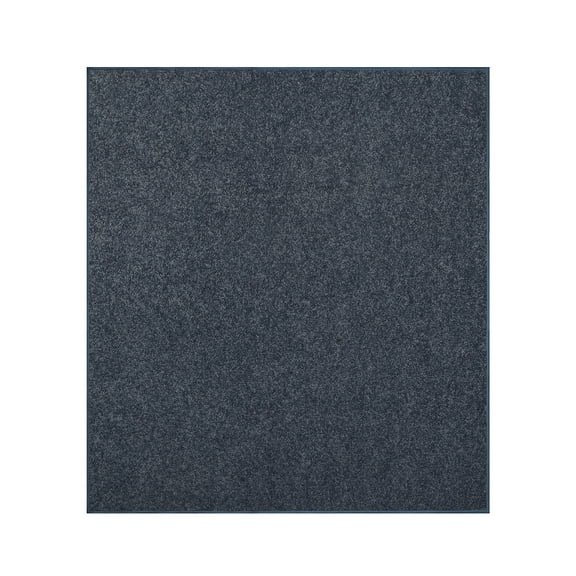 Furnish my Place Modern Plush Solid Color Rug - Petrol Blue, 2' x 2', Pet and Kids Friendly Rug. Made in USA, Square, Area Rugs Great for Kids, Pets, Event, Wedding