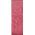 thumbnail image 1 of Furnish my Place Modern Plush Solid Color Rug - Pink, 3' x 10', Pet and Kids Friendly Rug. Made in USA, Runner, Area Rugs Great for Kids, Pets, Event, Wedding, 1 of 5