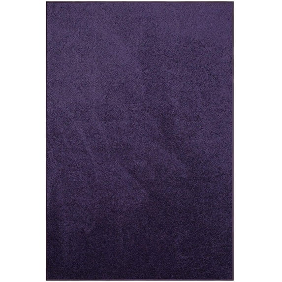 Furnishmyplace Modern Plush Solid Color Rug - Pet Friendly, Made in USA, Purple Area Rugs 11' x 14'