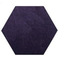 thumbnail image 1 of Furnish my Place Modern Plush Solid Color Rug - Purple, 8' Hexagon, Pet and Kids Friendly Rug. Made in USA, Hexagon, Area Rugs Great for Kids, Pets, Event, Wedding, 1 of 5