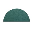 thumbnail image 1 of Furnish my Place Modern Plush Solid Color Rug - Teal, 27" x 54" Half Round, Pet and Kids Friendly Rug. Made in USA, Half Round, Area Rugs Great for kids, Pets, Event, Wedding, 1 of 12