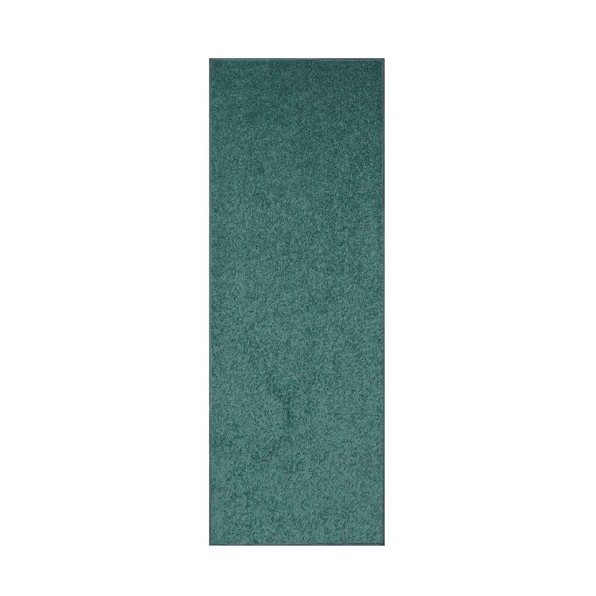 Furnish my Place Modern Plush Solid Color Rug - Teal, 3' x 32', Pet and ...