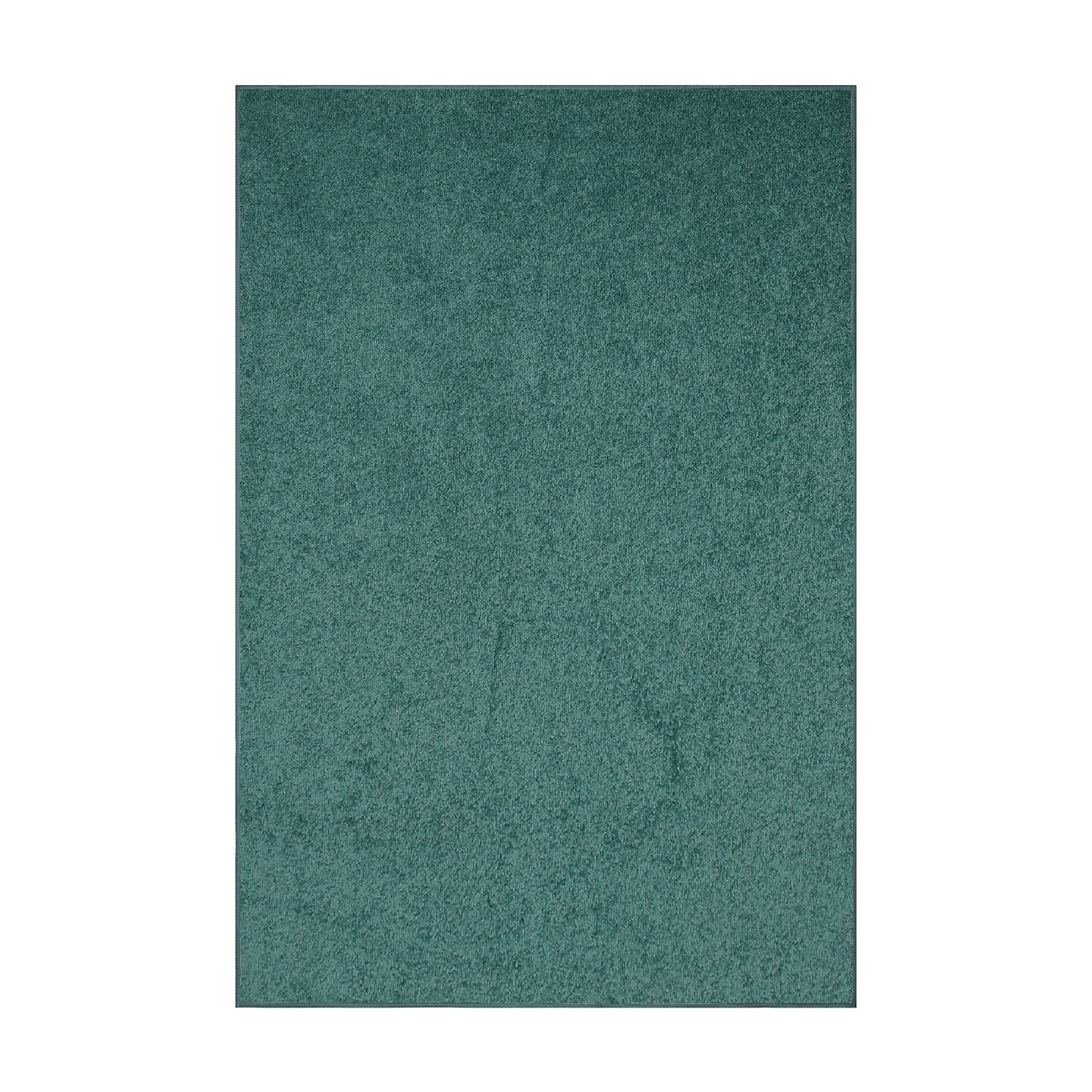 Furnish my Place Modern Plush Solid Color Rug - Teal, 5' x 7', Pet and ...