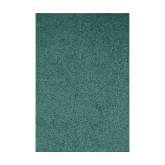 Furnish my Place Modern Plush Solid Color Rug - Teal, 7' x 10', Pet and Kids Friendly Rug. Made in USA, Rectangle, Area Rugs Great for kids, Pets, Event, Wedding