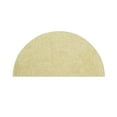 thumbnail image 1 of Furnishmyplace Modern Plush Solid Color Rug - Pet Friendly, Made in USA, Yellow Area Rugs 24" x 48" Half Round, 1 of 12