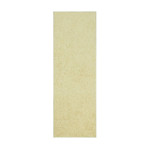 Furnishmyplace Modern Plush Solid Color Rug - Pet Friendly, Made in USA, Yellow Area Rugs 4' x 22'