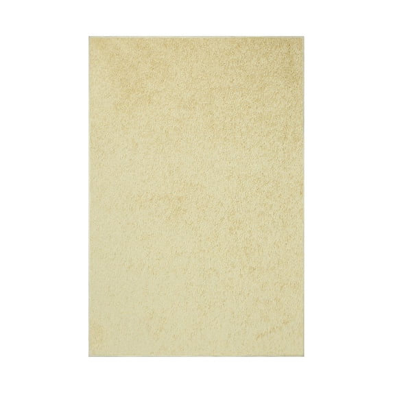 Furnishmyplace Modern Plush Solid Color Rug - Pet Friendly, Made in USA, Yellow Area Rugs 6' x 7'