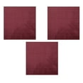 thumbnail image 1 of Furnish My Place Modern Plush Solid Cranberry Color Rug - Pets and Kids Friendly Rug, Indoor/Outdoor Mat, Area Rugs Great for Kids, Pets, Event, Living Room, Made in USA, 2' x 2' Square - Set of 3, 1 of 10