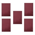 thumbnail image 1 of Furnish My Place Modern Plush Solid Cranberry Color Rug - Pets and Kids Friendly Rug, Indoor/Outdoor Mat, Area Rugs Great for Kids, Pets, Event, Living Room, Made in USA, 2' x 3' Rectangle - Set of 5, 1 of 10