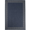 thumbnail image 1 of Furnish My Place Outdoor Collection Geometric Area Rug - 2 ft. x 3 ft. Midnight Blue, Contemporary Style Water Proof Rug for Garden, Bedroom, Patio, Balcony, 1 of 6