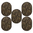 thumbnail image 1 of Furnish My Place Zebra Grazer Area Rug, Animal Print Area Rug, Indoor Rug, Pet-Friendly Rug, Home Decor Rug, Perfect for Living Room, 1.5' x 2.25' Oval - Set of 5, 1 of 5