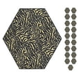 thumbnail image 1 of Furnish My Place Zebra Grazer Area Rug, Animal Print Area Rug, Indoor Rug, Pet-Friendly Rug, Home Decor Rug, Perfect for Living Room, 3' Hexagon - Set of 20, 1 of 5
