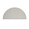 thumbnail image 1 of Furnishmyplace Abstract Contemporary Geometrical Modern Plush Framed Brown, Area Rug 22" x 44" Half Round, 1 of 12