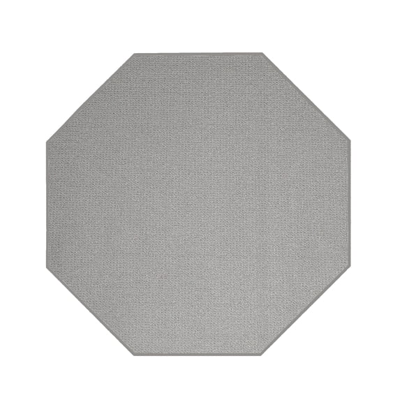 Furnishmyplace Abstract Contemporary Striped Pattern Modern - Iconic Grey, Area Rug 11' Octagon