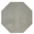 thumbnail image 1 of Furnishmyplace Abstract Contemporary Stripes Modern Plush - Easy Fit Brown, Area Rug 3' Octagon, 1 of 4