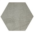 thumbnail image 1 of Furnishmyplace Abstract Contemporary Stripes Modern Plush - Easy Fit Brown, Area Rug 4' Hexagon, 1 of 4