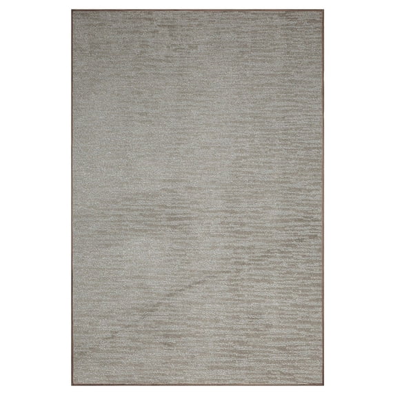 Furnishmyplace Abstract Contemporary Stripes Modern Plush - Easy Fit Brown, Area Rug 7' x 10'