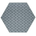 thumbnail image 1 of Furnishmyplace Abstract Indoor/Outdoor Commercial  Color Rug - Grey, Area Rugs 2' Hexagon, 1 of 6