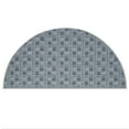 thumbnail image 1 of Furnishmyplace Abstract Indoor/Outdoor Commercial  Color Rug - Grey, Area Rugs 24" x 48" Half Round, 1 of 6