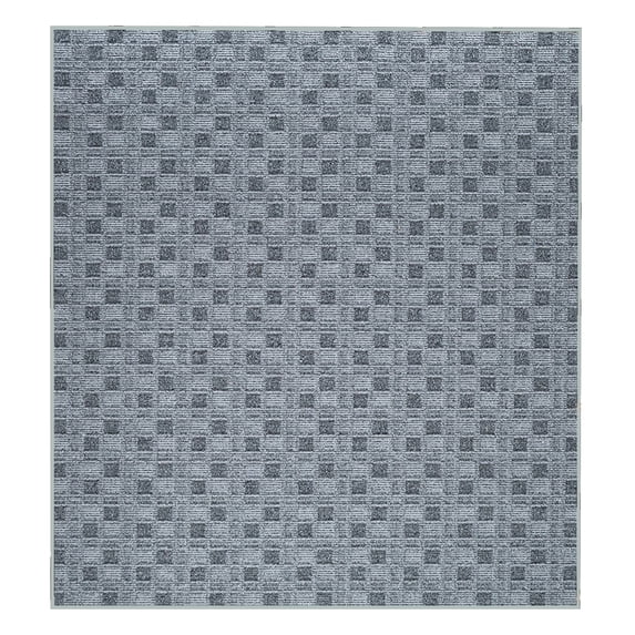 Furnishmyplace Abstract Indoor/Outdoor Commercial Color Rug - Grey, Area Rugs 4' x 4'