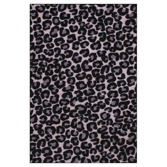 Furnishmyplace Cheetah Go Getter Area Rug for Living Room, Dining Room, Kids 4' x 5' - Natural/Criss Cross