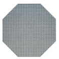 thumbnail image 1 of Furnishmyplace Corner Indoor/Outdoor Commercial  Color Rug - Grey, Area Rugs 10' Octagon, 1 of 6