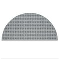 thumbnail image 1 of Furnishmyplace Corner Indoor/Outdoor Commercial  Color Rug - Grey, Area Rugs 22" x 44" Half Round, 1 of 6