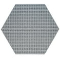 thumbnail image 1 of Furnish My Place Corner Indoor/Outdoor Commercial Color Rug - Grey, 5' Hexagon, Pet and Kids Friendly Rug. Made in USA, Hexagon, Area Rugs Great for Kids, Pets, Event, Wedding, 1 of 6