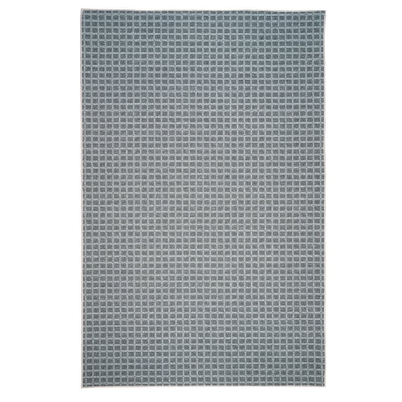 Furnishmyplace Corner Indoor/Outdoor Commercial Color Rug - Grey, Area Rugs 9' x 18'