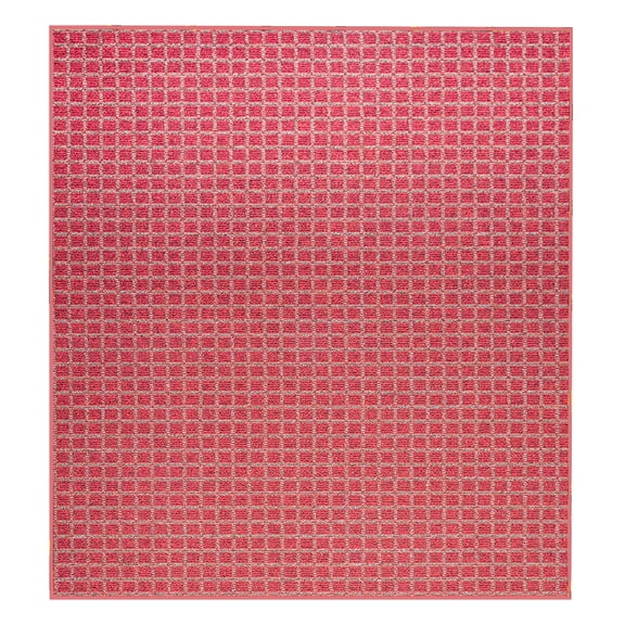 Furnish My Place Corner Indoor/Outdoor Commercial Color Rug - Red, 2' x 2', Pet and Kids Friendly Rug. Made in USA, Square, Area Rugs Great for Kids, Pets, Event, Wedding