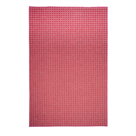 Furnishmyplace Corner Indoor/Outdoor Commercial  Color Rug - Red, Area Rugs 2' x 3'