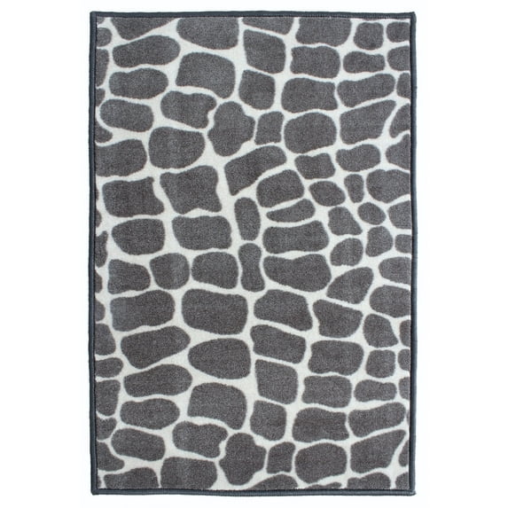 Furnishmyplace Crocodile Light Grey Area Rug for Living Room, Dining Room, Kids 11' x 19' - Green/Teal