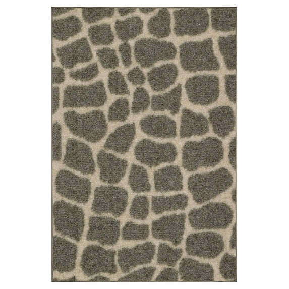 Furnishmyplace Crocodile Lounge Around Area Rug for Living Room, Dining Room, Kids 12' x 17' - Natural/Criss Cross