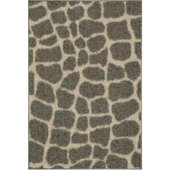 Furnishmyplace Crocodile Lounge Around Area Rug for Living Room, Dining Room, Kids 8' x 12' - Natural/Criss Cross