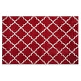 thumbnail image 1 of Furnishmyplace Furnish My Place  Contemporary Trellis Modern Geometric Red Area Rug 2'x4', 1 of 5