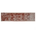 thumbnail image 1 of Furnishmyplace Furnish My Place Trellis Pattern Rug - Rust, Bohemian Rug 2'x8', 1 of 10