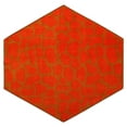 thumbnail image 1 of Furnishmyplace Giraffe Dark Orange Area Rug for Living Room, Dining Room, Kids 4' Hexagon, 1 of 5